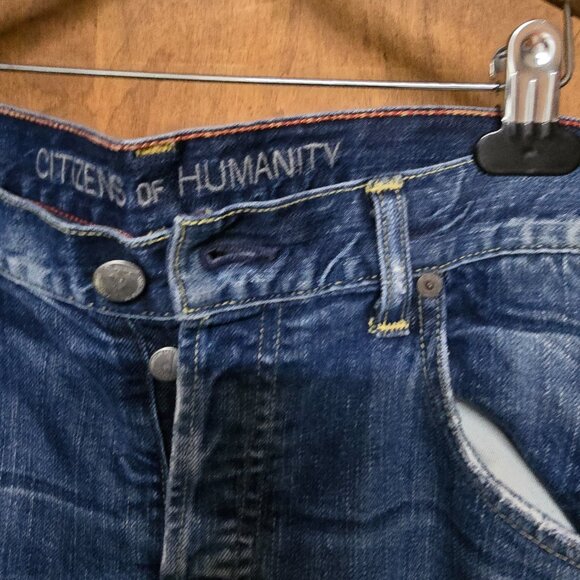 Women's CItizens of Humanity Dylan drop rise cropped jean size 30 - Picture 3 of 16